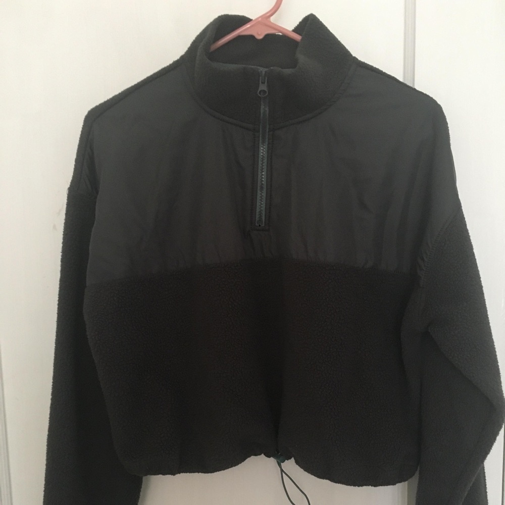 Gray Half Zip Sweatshirt